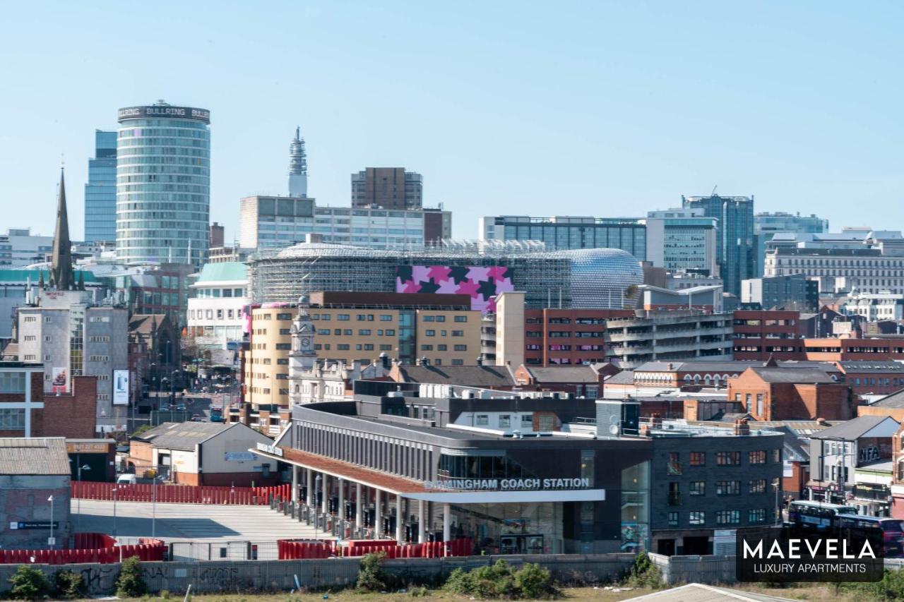 Maevela Apartments - Luxury Top Floor Penthouse - With Parking - 2 Bedroom New Build Apartment ✪ City Centre, Digbeth ✓ With Huge Patio Sliding Doors - City View - Rooftop Terrace - Ps4 & Smart Tv'S Μπέρμιγχαμ Εξωτερικό φωτογραφία