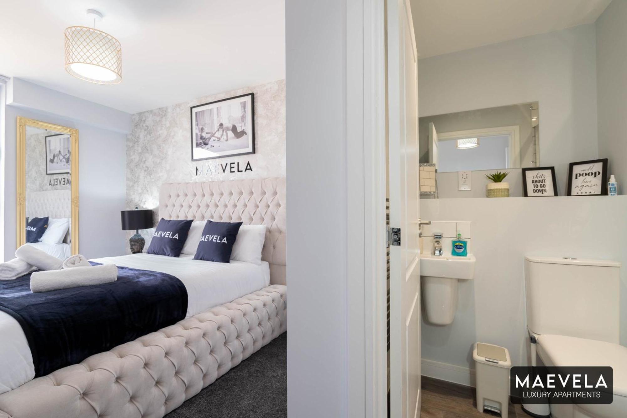 Maevela Apartments - Luxury Top Floor Penthouse - With Parking - 2 Bedroom New Build Apartment ✪ City Centre, Digbeth ✓ With Huge Patio Sliding Doors - City View - Rooftop Terrace - Ps4 & Smart Tv'S Μπέρμιγχαμ Εξωτερικό φωτογραφία